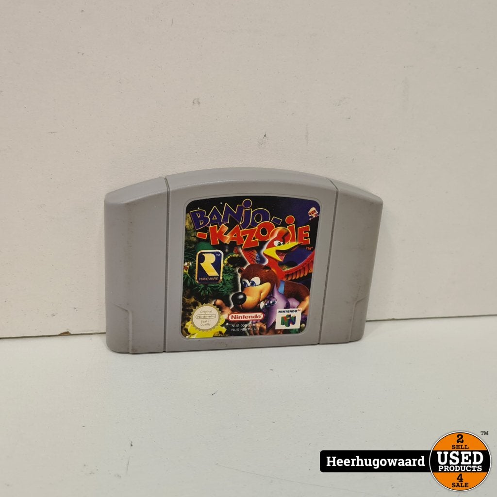 N64 Game: Banjo Kazooie, Spelcomputers en Games, Spelcomputers | Nintendo 64, Gebruikt