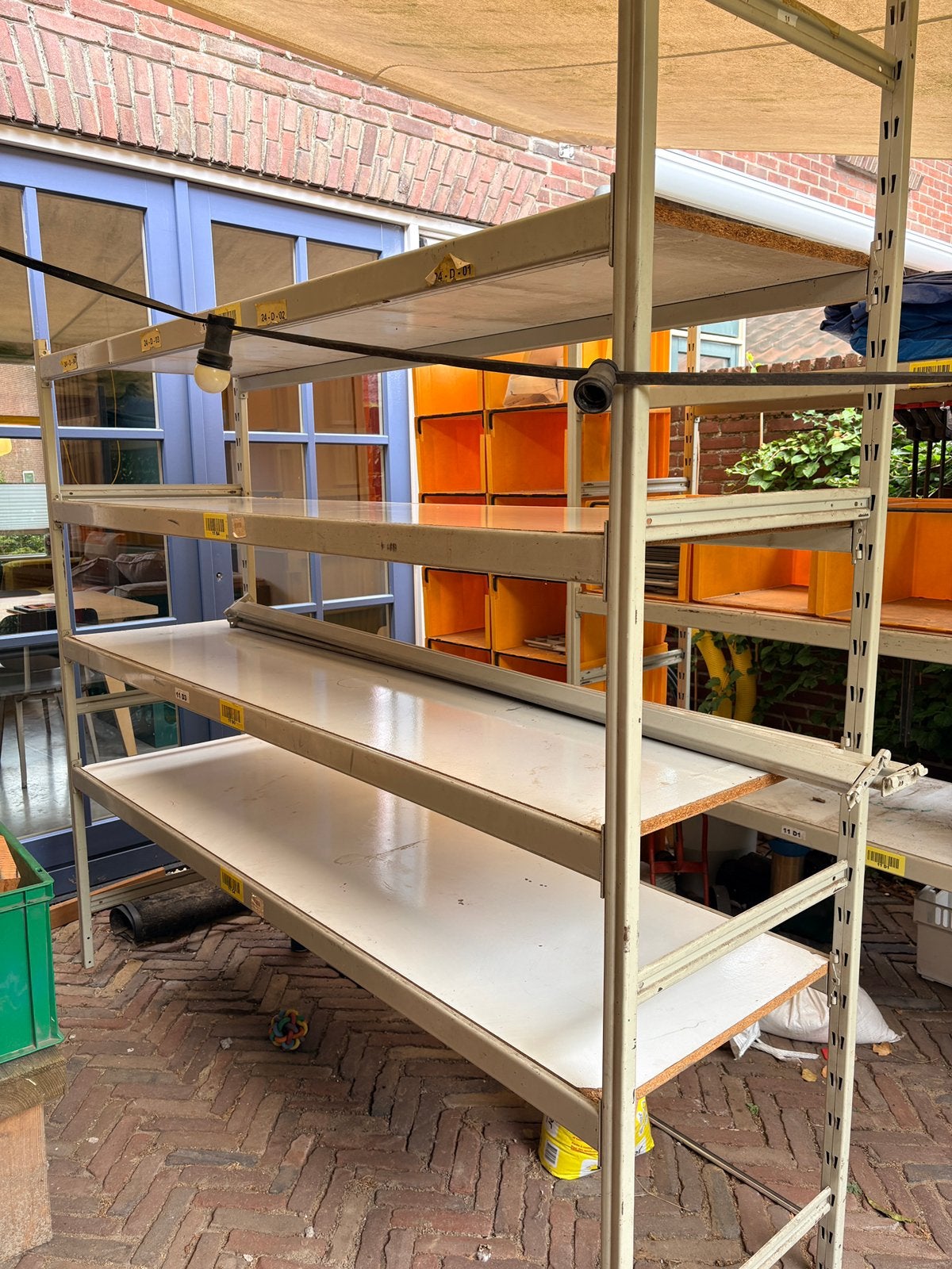 Overtoom Combi Clip stellingkasten met kratten, Huis en Inrichting, Ophalen, Gebruikt