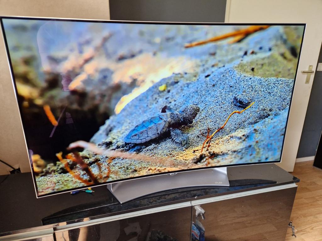 LG 55 inch OLED tv + google tv + soundbar, Audio, Tv en Foto, 120 Hz, Ophalen of Verzenden, Zo goed als nieuw, 100 cm of meer