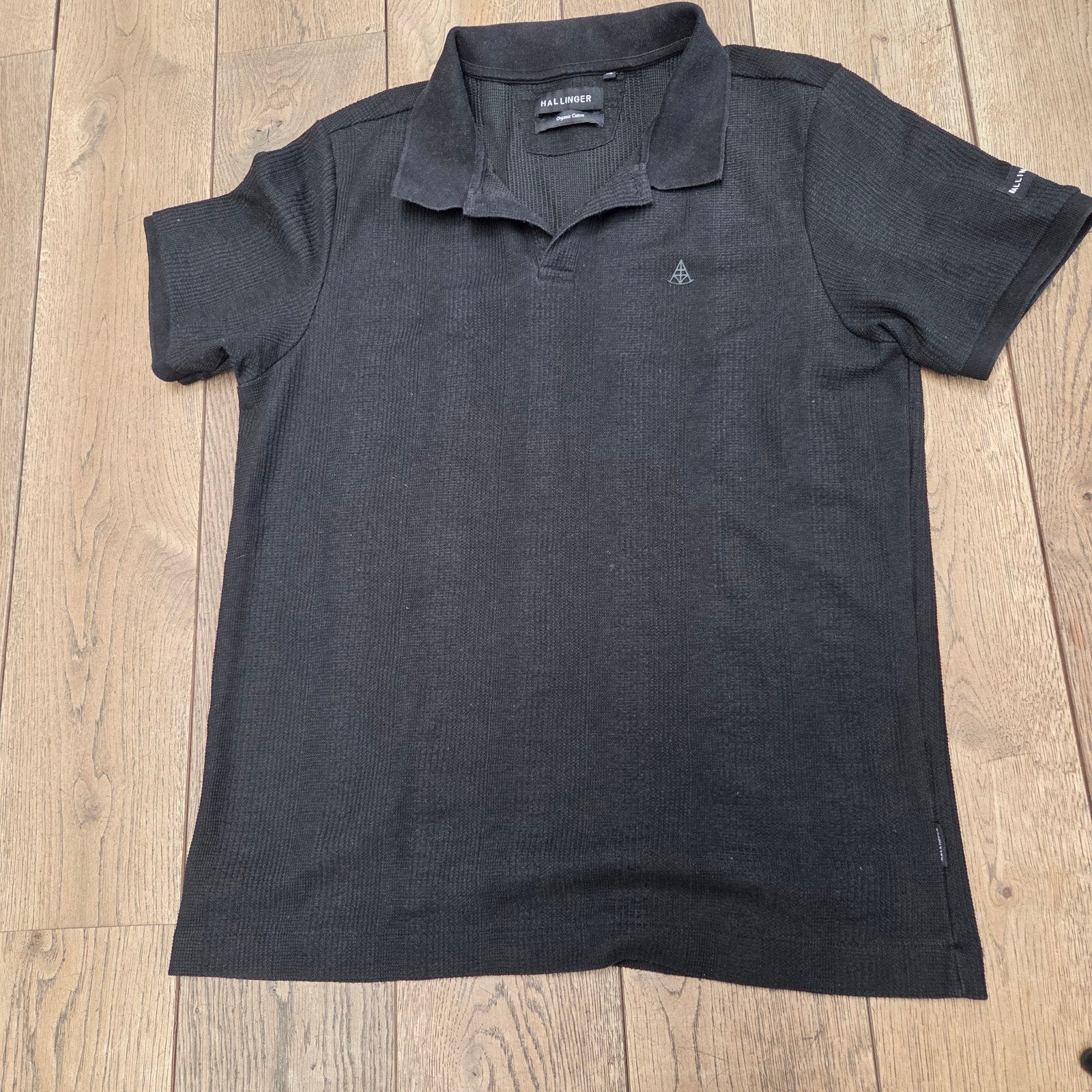 Hallinger polo zwart maat xl, Ophalen of Verzenden, Zo goed als nieuw, Maat 56/58 (XL), Zwart