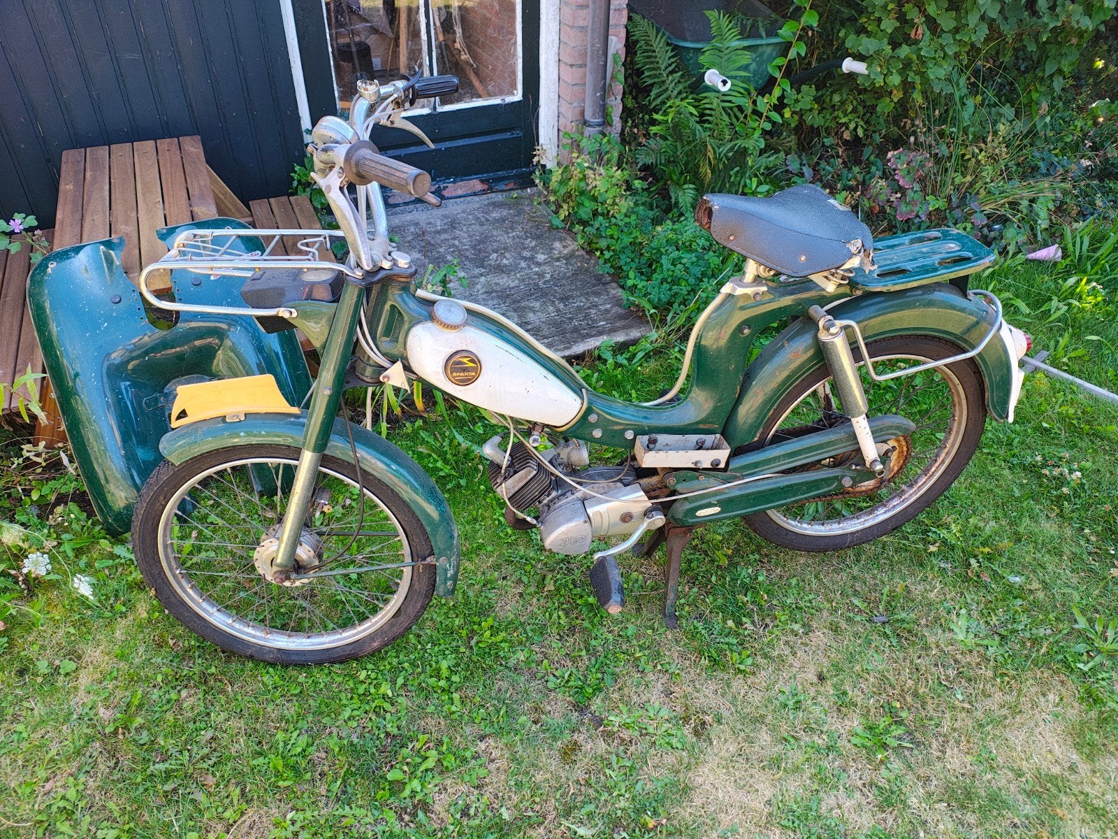 oldtimer Spartamatic brommer, compleet., Fietsen en Brommers, Ophalen, Maximaal 45 km/u, Sparta