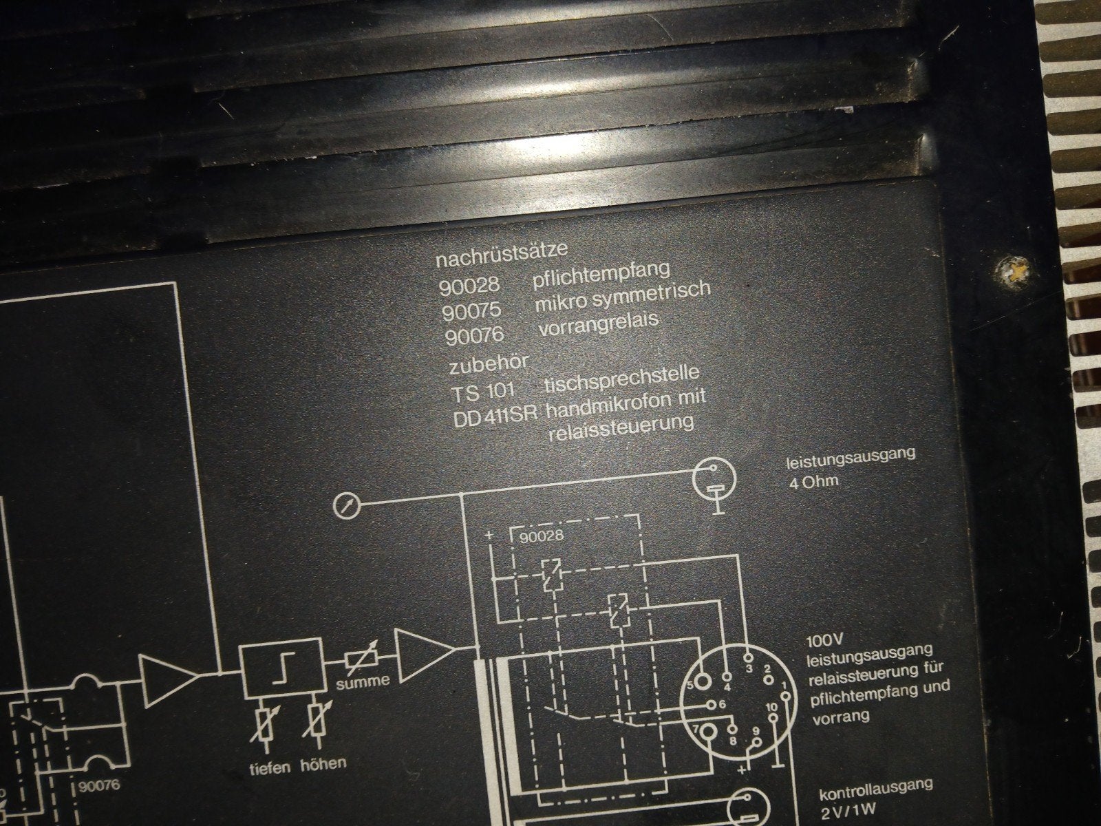 Dynacord MV 52 Audio Mengpaneel - Vintage Mixer, Ophalen of Verzenden, Gebruikt, Minder dan 5 kanalen, Microfooningang