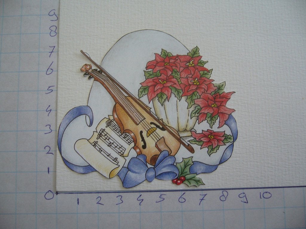 nr. 685 - uitgeknipt 3d plaatje kerst, Ophalen of Verzenden, Nieuw, Kerst, Knipvel