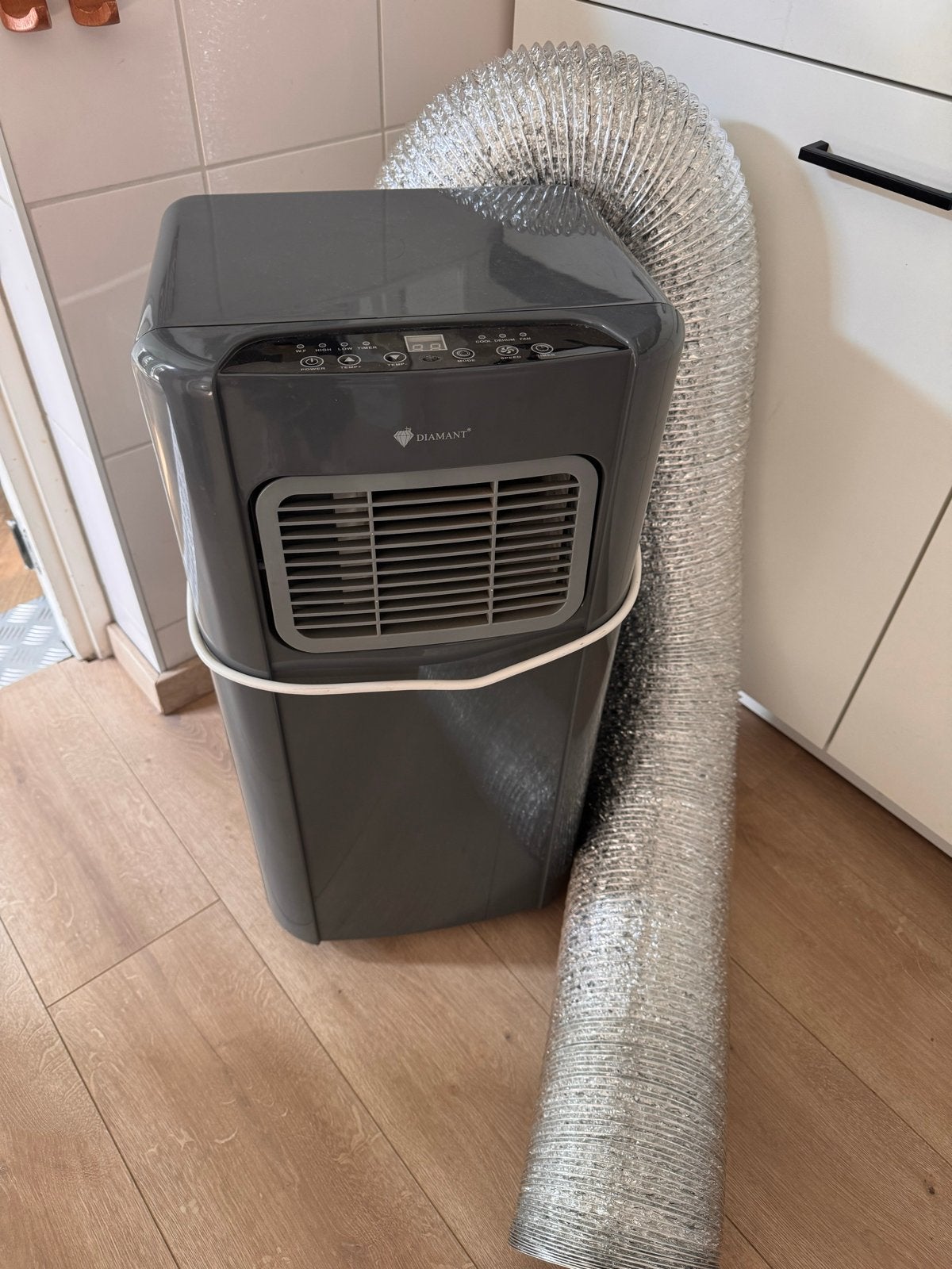 Diamant Mobiele Airco - Compact en Krachtig, Ophalen, Gebruikt, Minder dan 60 m³, 2 snelheden