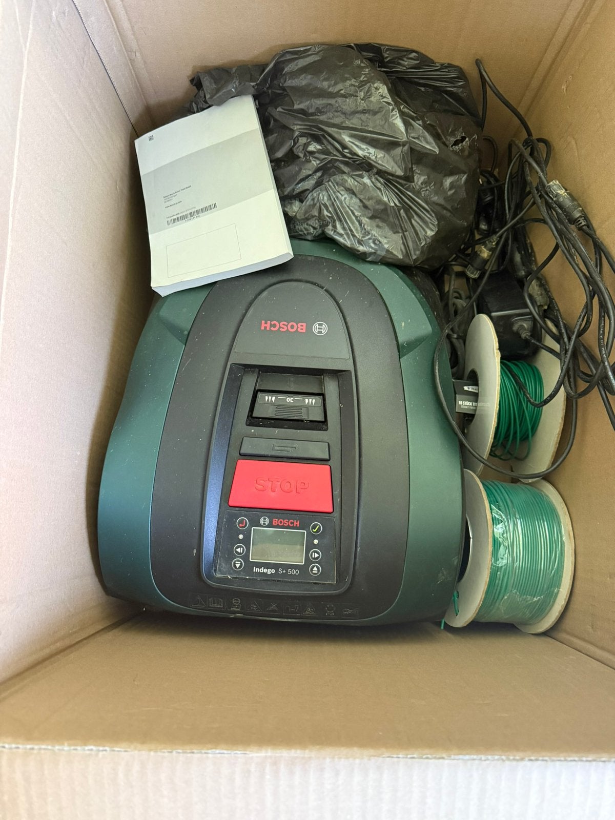 Bosch Indego S+500 robot grasmaaier, Ophalen, Gebruikt