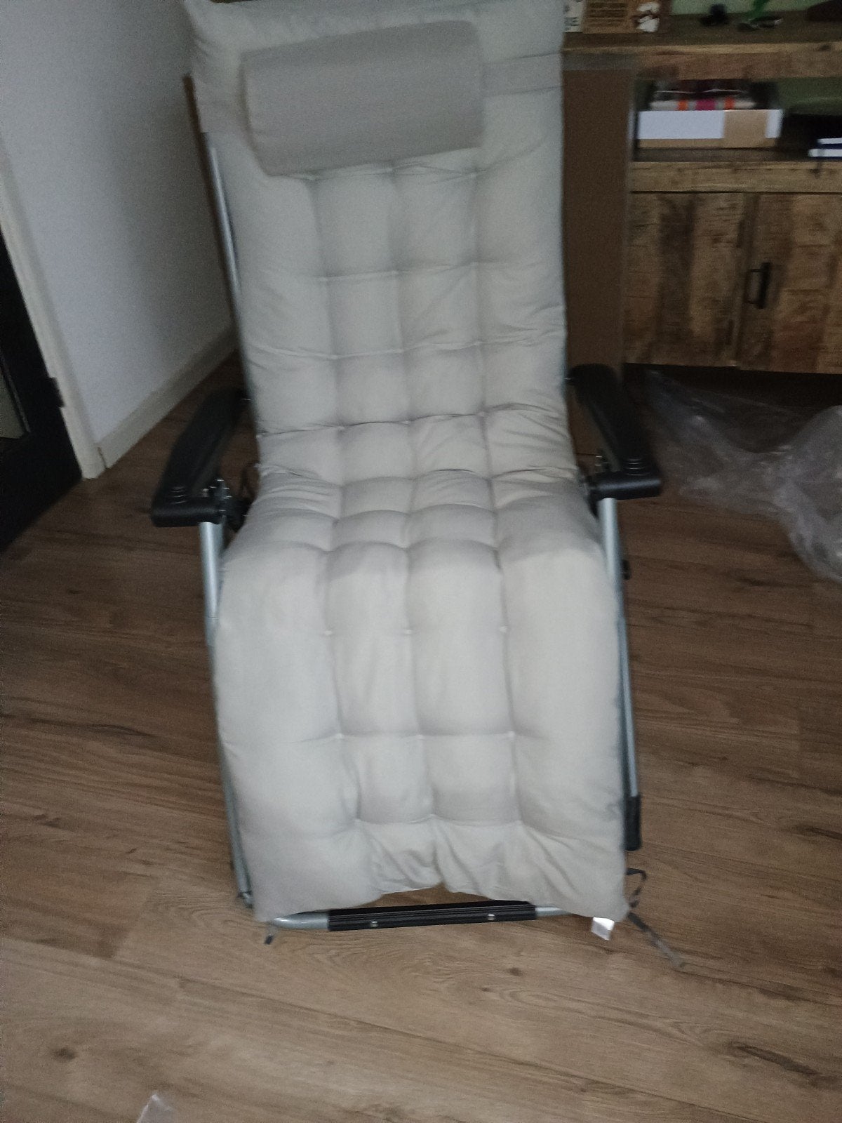 Comfortabele verstelbare relaxstoel met kussen, Modern, Comfortabel, Overige kleuren, Nieuw, Ophalen of Verzenden