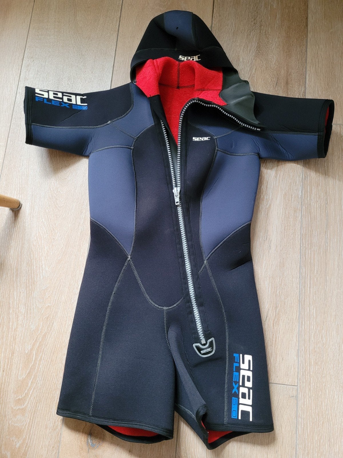 Seac flex damesduikpak 5mm 38/40, Wetsuit, Ophalen of Verzenden, Zo goed als nieuw, Dame