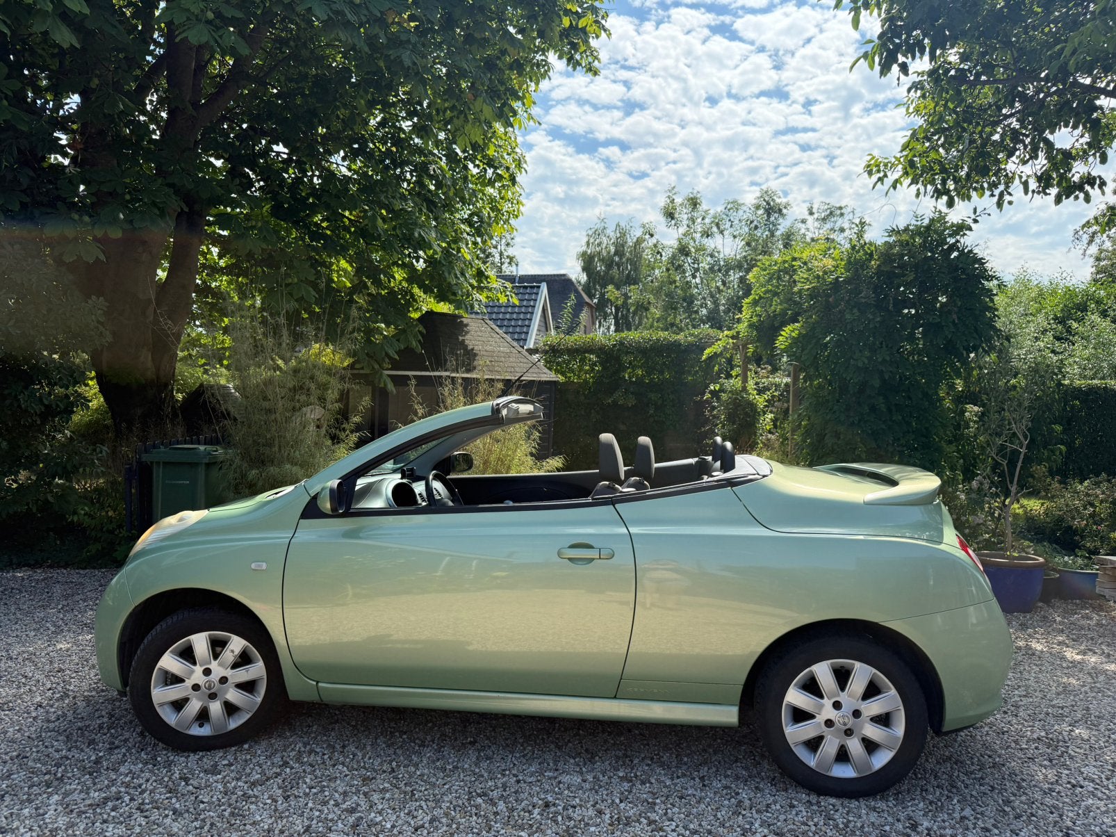 Nissan Micra 1.6 C+C 2007 Groen, Auto's, Voorwielaandrijving, 15 km/l, 750 kg, 4 cilinders