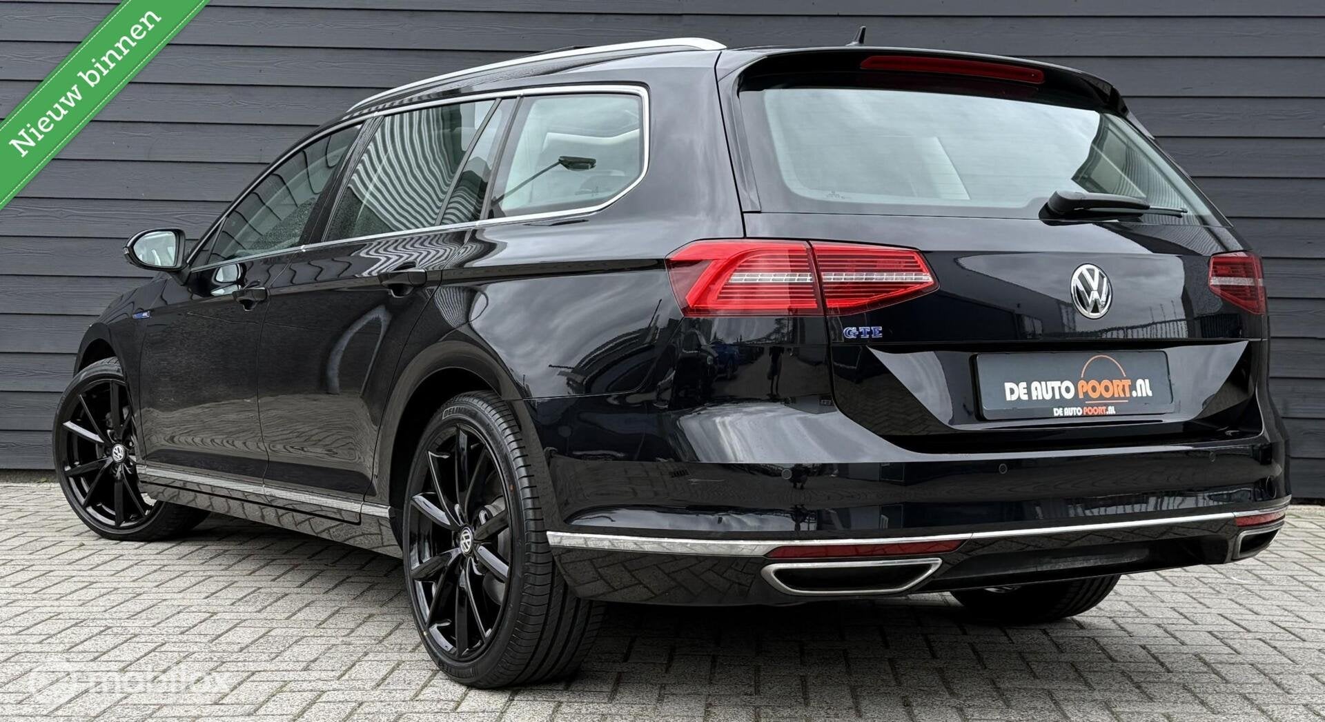Volkswagen Passat Variant 1.4 TSI GTE Pano.dak/Viritual/Carp, Dealer onderhouden, Gebruikt, Met garantie (alle), Zwart