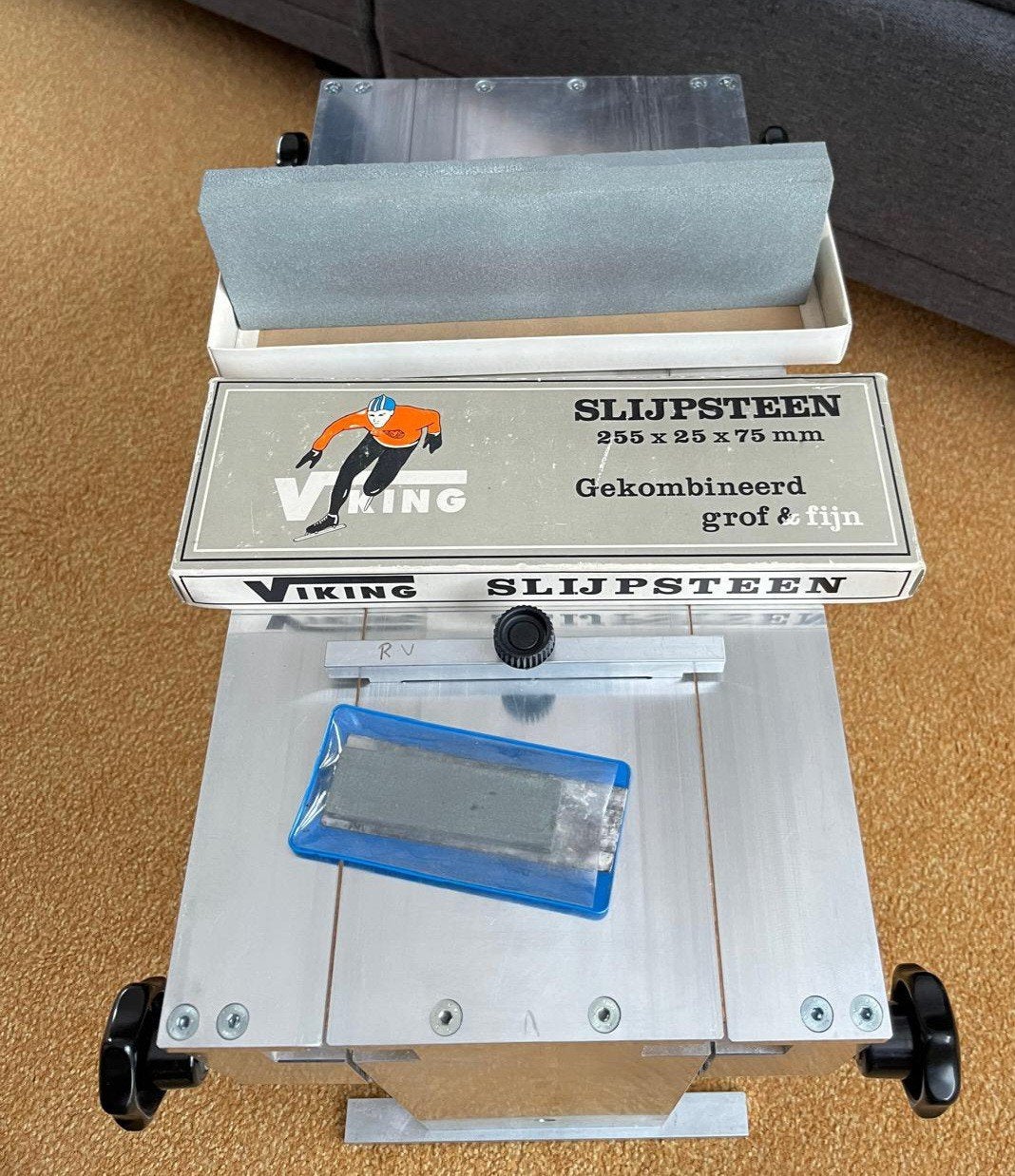 Stevige en stabiele slijptafel voor schaatsen, Ophalen of Verzenden, Gebruikt, Noren, Overige merken