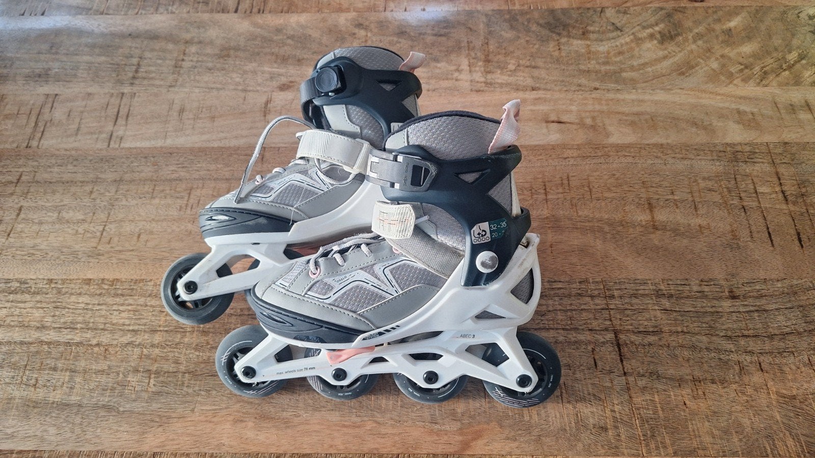 OXELO Verstelbare kinderskates Fit3 grijs maat 32-35, Overige merken, Verstelbaar, Kinderen, Ophalen of Verzenden