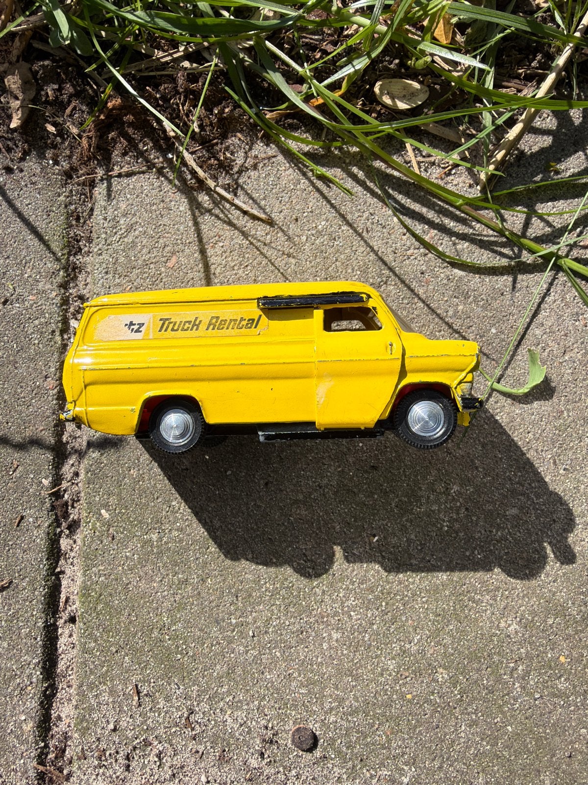 Dinky Toys Ford Transit Van Hertz Truck Rental, Overige merken, Gebruikt, 1:50 of kleiner, Overige typen