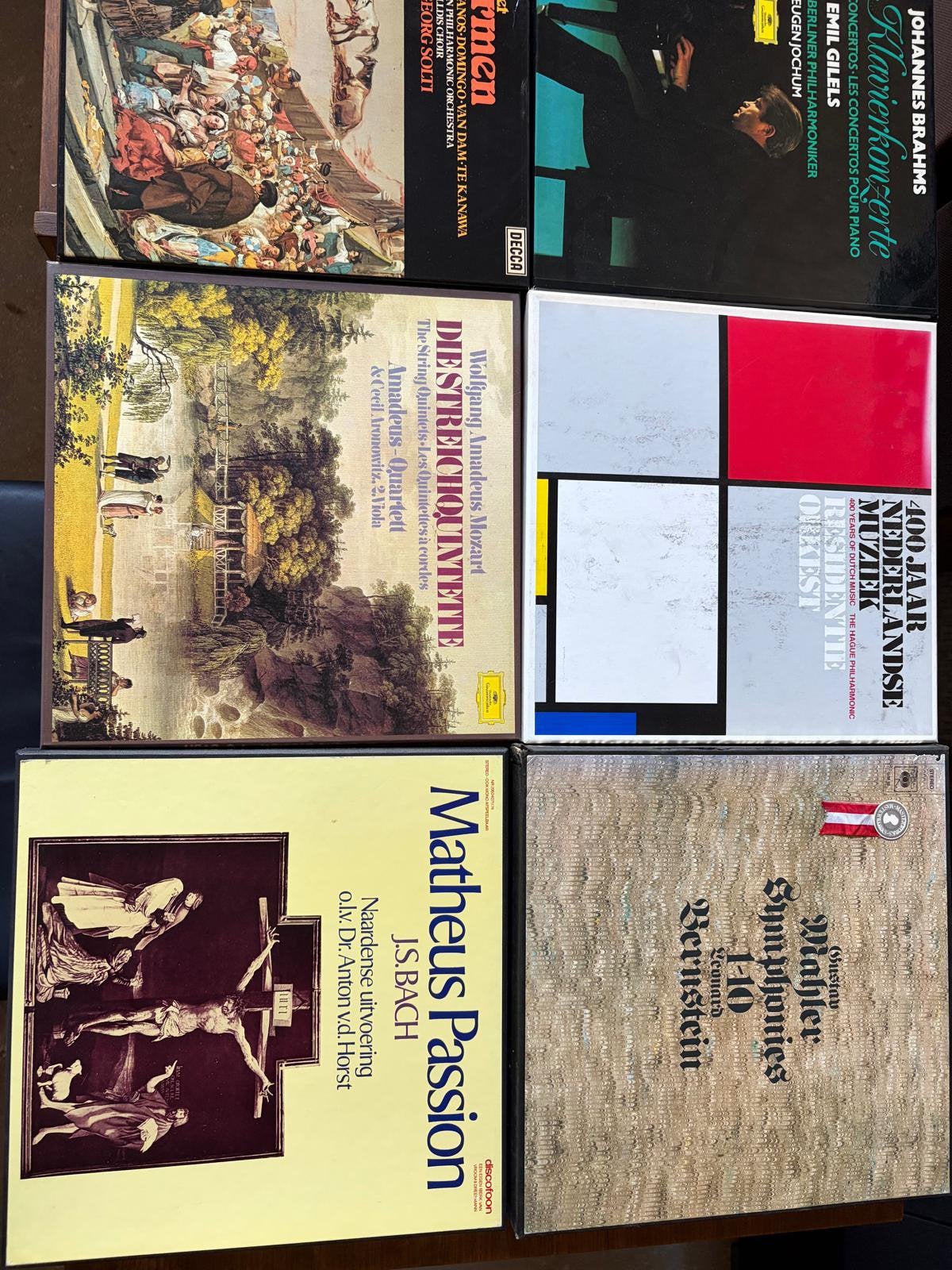 Grote collectie klassieke LP-boxen | oa Deutsche Grammophon, Ophalen, Overige typen, Zo goed als nieuw, 12 inch