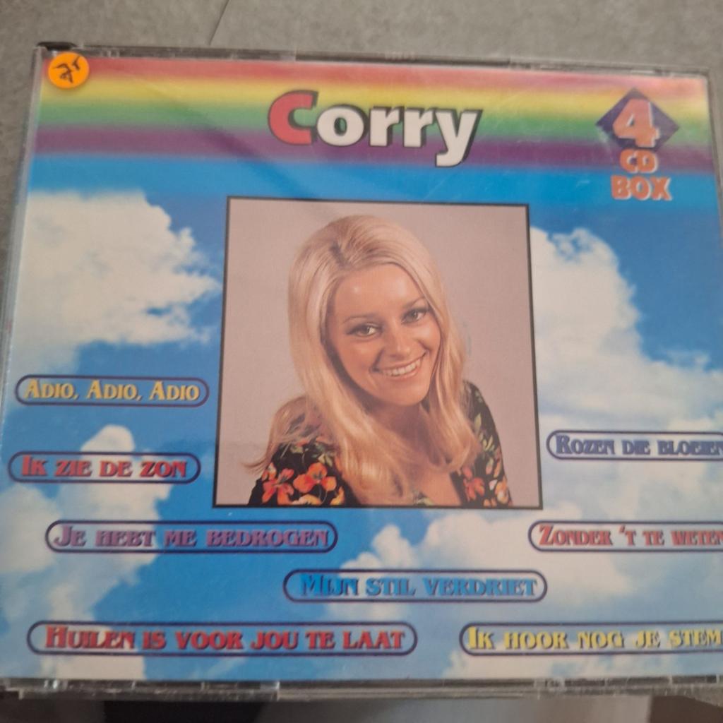 Corry 4 cd box wolkenserie regenboog dureco, Ophalen of Verzenden, Zo goed als nieuw, Levenslied of Smartlap