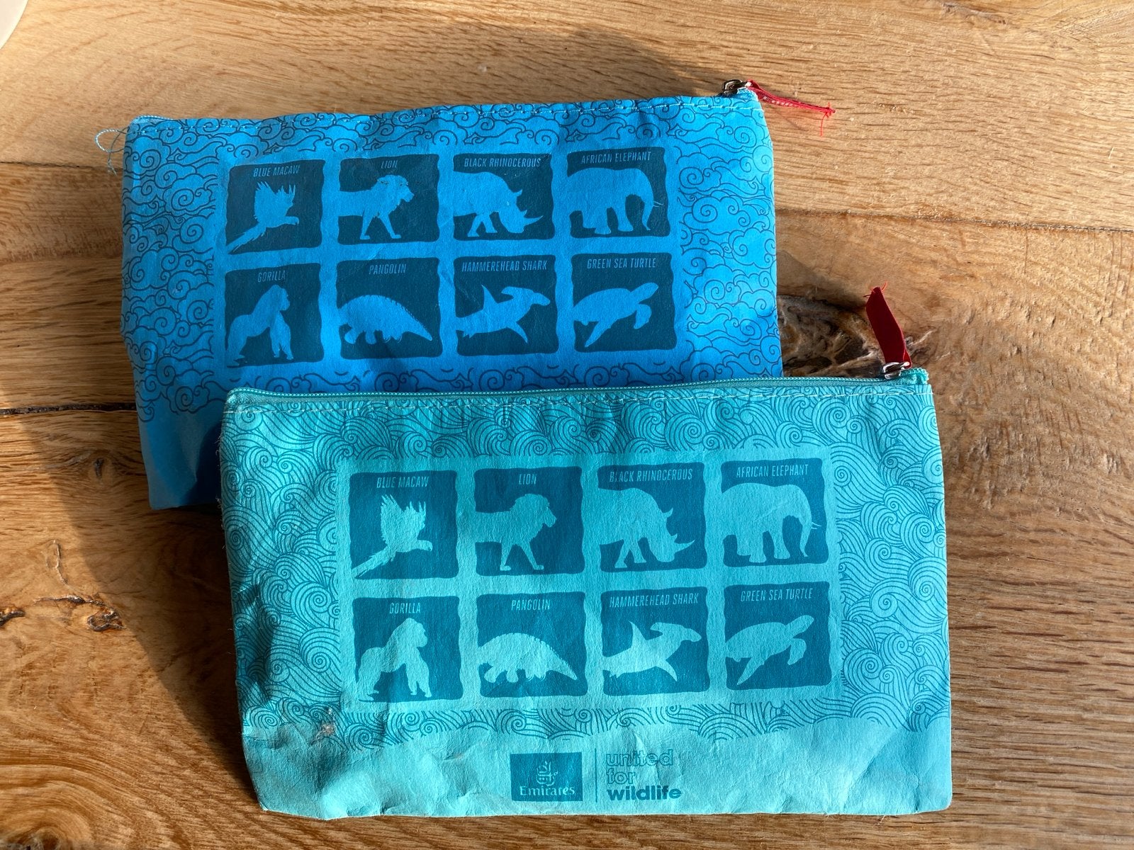 Emirates United for Wildlife toilettasjes (2 stuks), Ophalen of Verzenden, Nieuw, Overige typen
