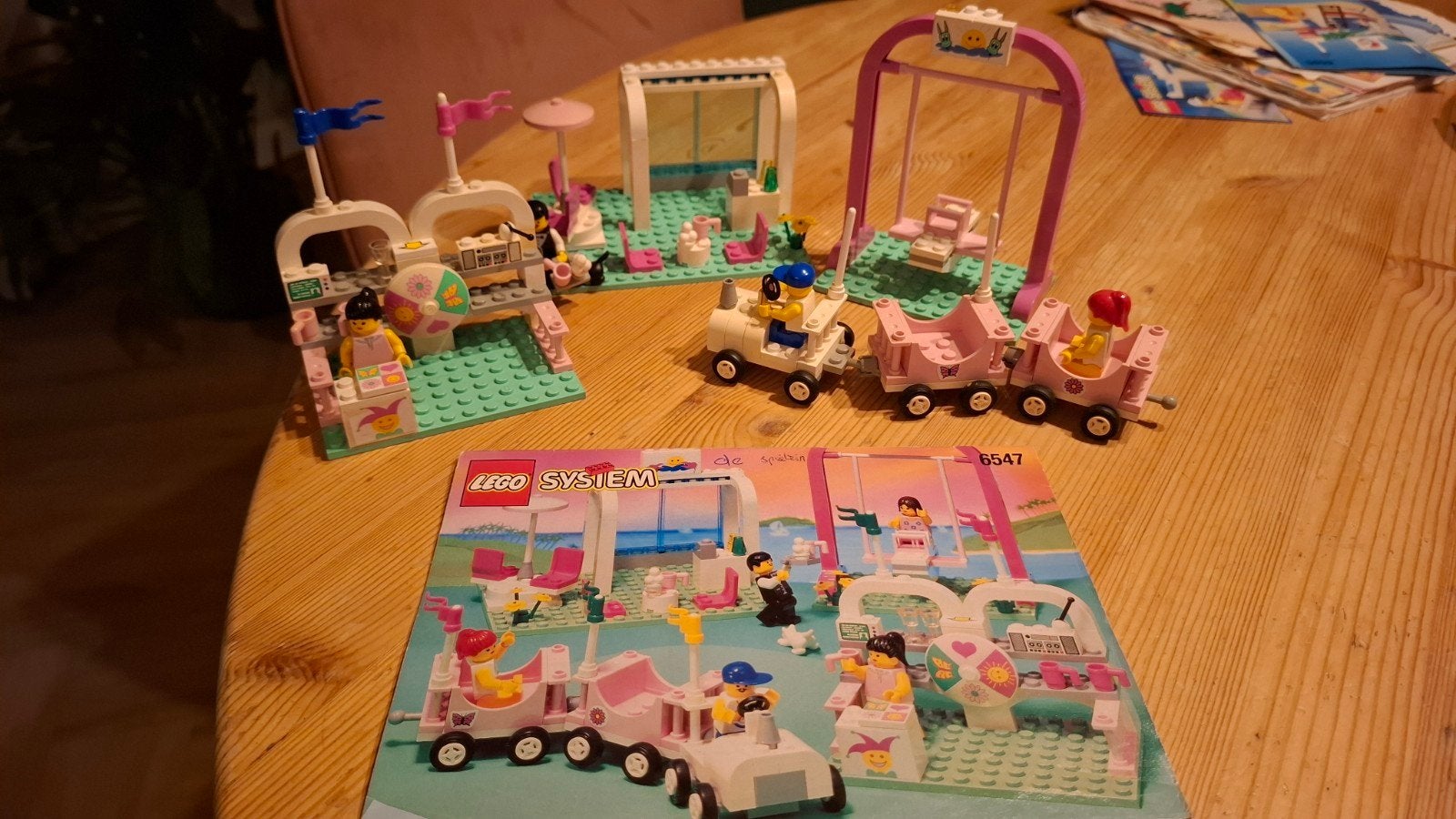 Lego System Paradisa 6547: Speeltuin met Trein en Schommels, Ophalen of Verzenden, Gebruikt, Overige merken