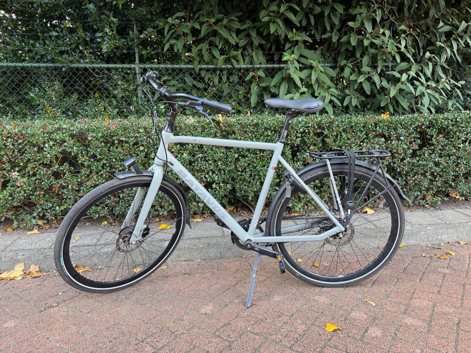 Batavus Dinsdag herenfiets met belt drive en schijfremmen, Ophalen, Gebruikt, Versnellingen, Batavus