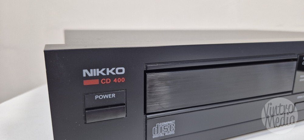 Nikko CD 400 CD-Speler | CD | Vintage | 6 Maanden Garantie, Ophalen of Verzenden, Refurbished, Overige merken