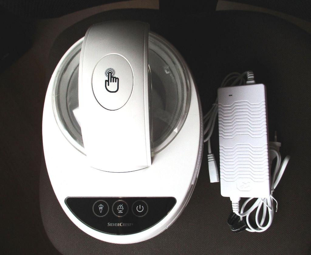 Ijsmachine - Ice cream maker - zelfvriesfunctie Silvercrest, Ophalen, Overige typen, Zo goed als nieuw, Wit