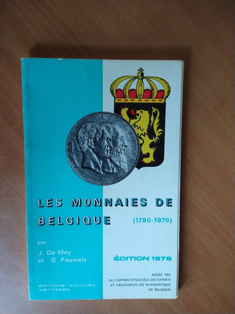 Les monnaies de Belgique (1790-1975). Mey, J. de, Boeken, Ophalen of Verzenden, Gelezen