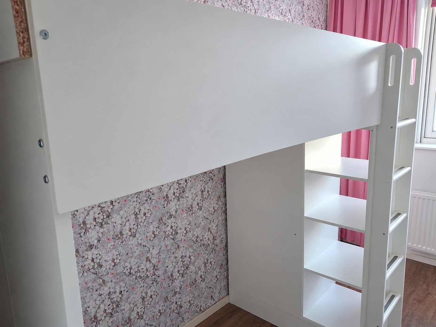 Hoogslaper met kast van IKEA, Eenpersoons, Ophalen of Verzenden, Zo goed als nieuw, 200 cm