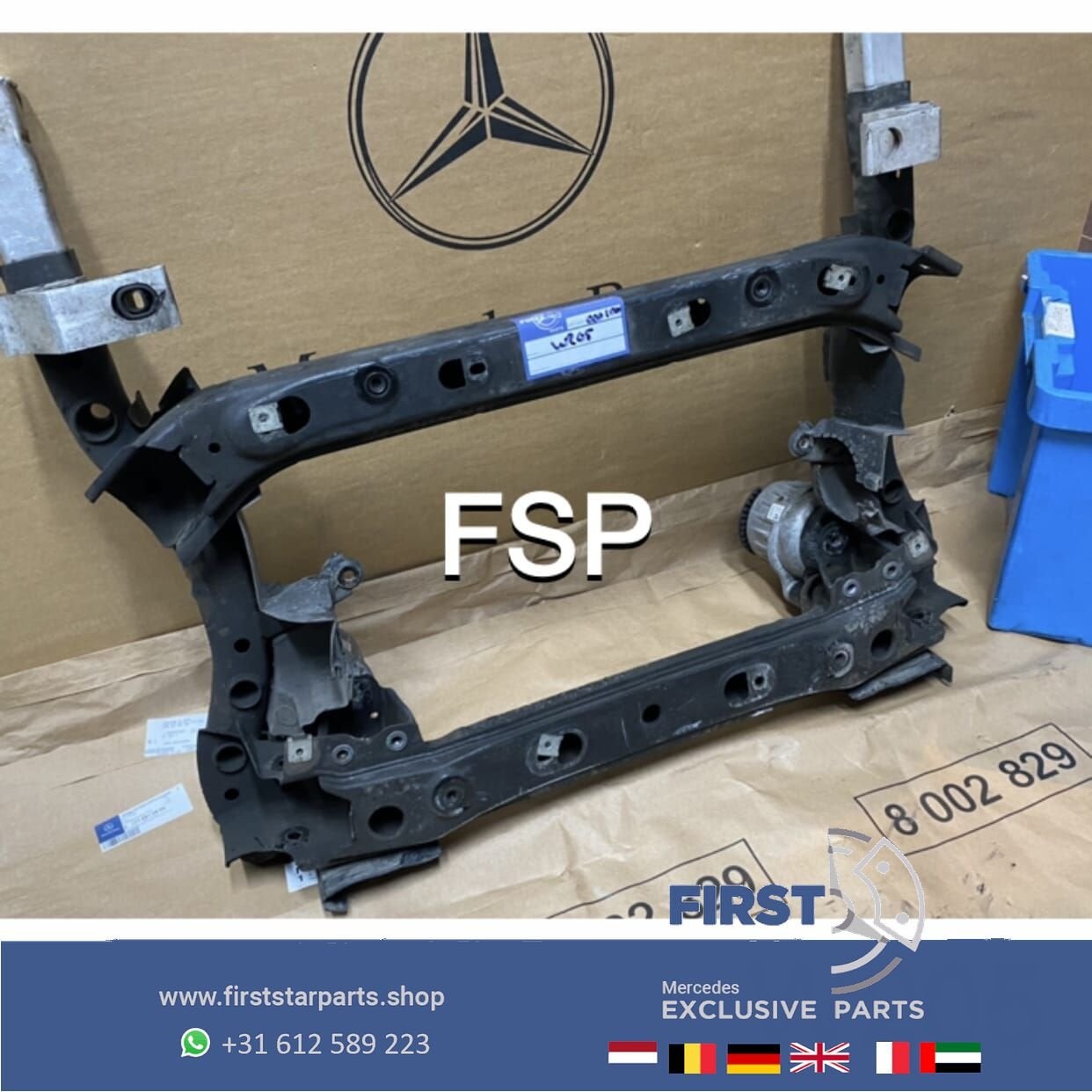 W205 C205 COMPLEET SUBFRAME VOORZIJDE C KLASSE 2014-2021 ori, -, -, -