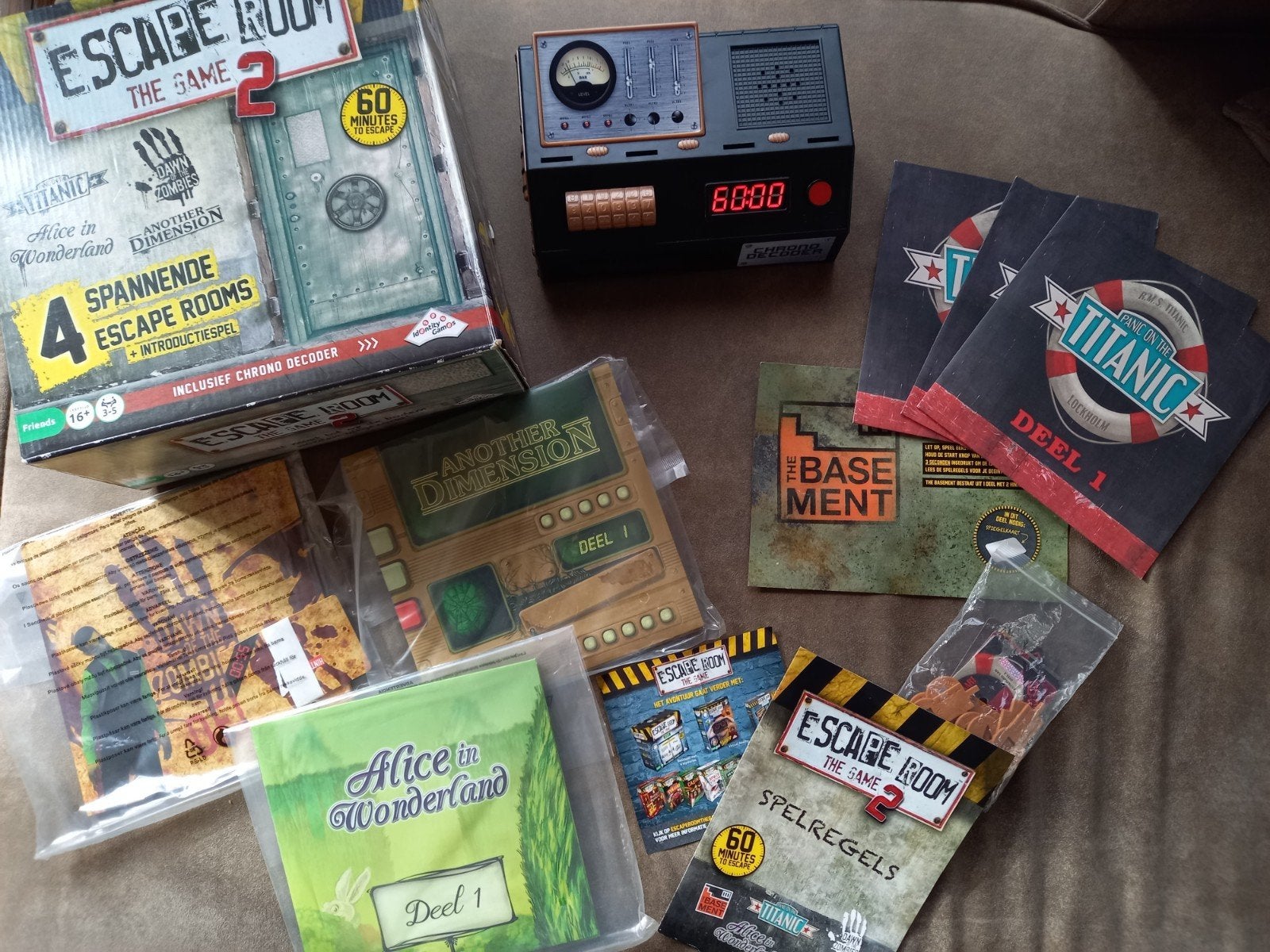 Escape room - The game 2 - 4 spannende escape rooms, Ophalen of Verzenden, Gebruikt