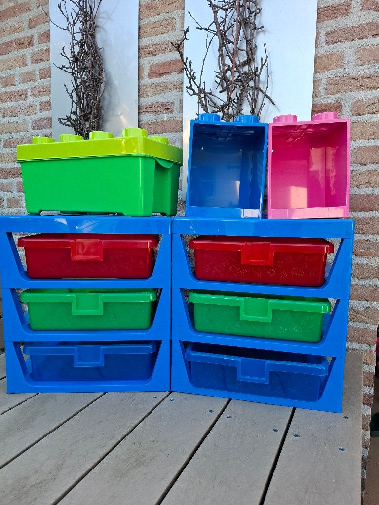 Lego opbergkastjes, Ophalen, Gebruikt, Overige merken