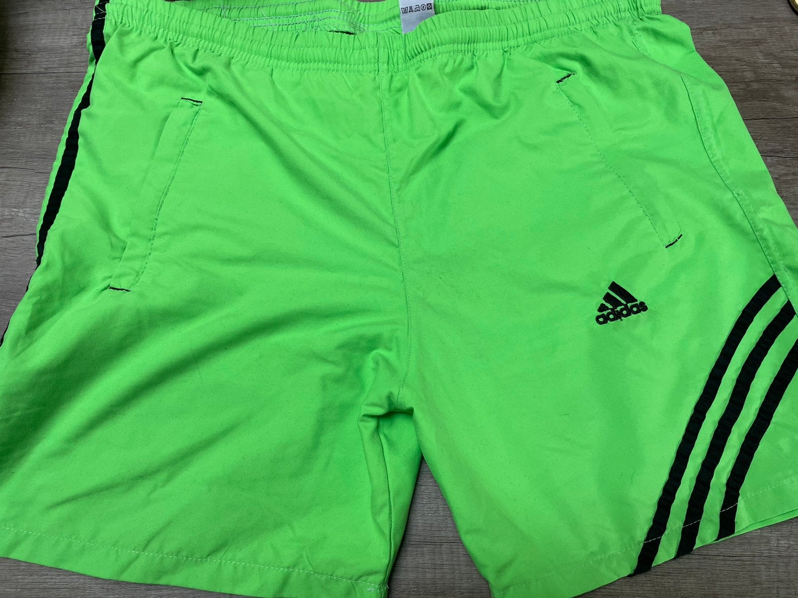 Zwembroek Heren Adidas Neon Groen, Ophalen, Maat 52/54 (L), Groen, Zwemshort