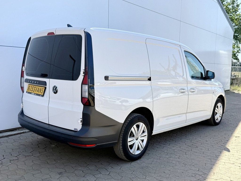 Volkswagen Caddy Cargo Maxi 2.0 TDI 122PK Automaat L2 Cruise, Auto's, Bestelauto's, Gebruikt, Zwart, 4 cilinders, Volkswagen