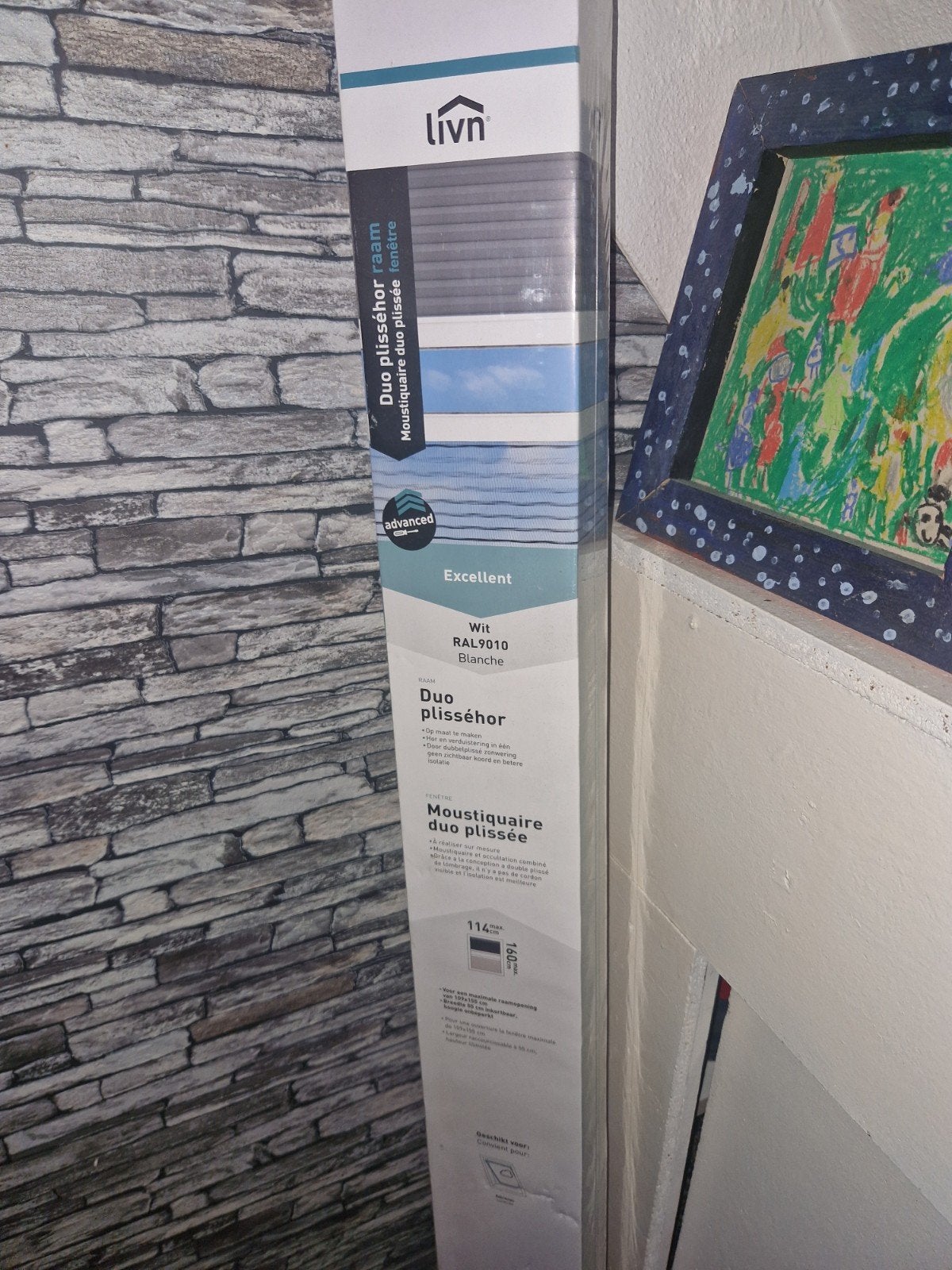 Nieuw Duo  Plisséhor (zolder) Raam verduisterend (114x160cm), Doe-het-zelf en Verbouw, Deuren en Horren, Ophalen of Verzenden