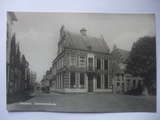 R32 Hattem - Gemeentehuis, Verzamelen, Verzenden, 1940 tot 1960, Ongelopen, Gelderland