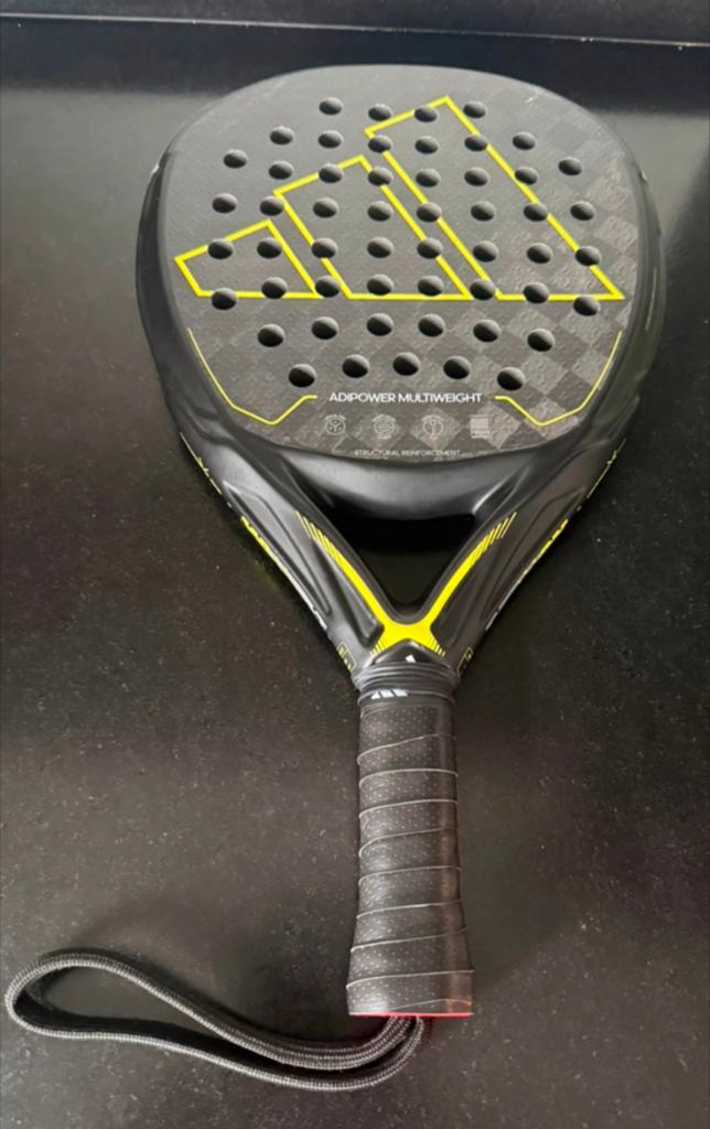 Adidas adipower multiweight (15k carbon / diamant), Ophalen, Zo goed als nieuw, Padelracket