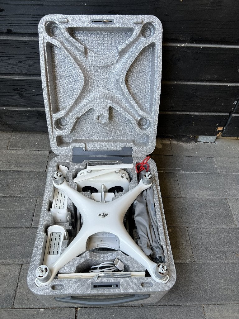 DJI Phantom 4 Advanced drone met extra accu's en accessoires, Ophalen, Cameradrone, Return to Home, 15 tot 30 minuten
