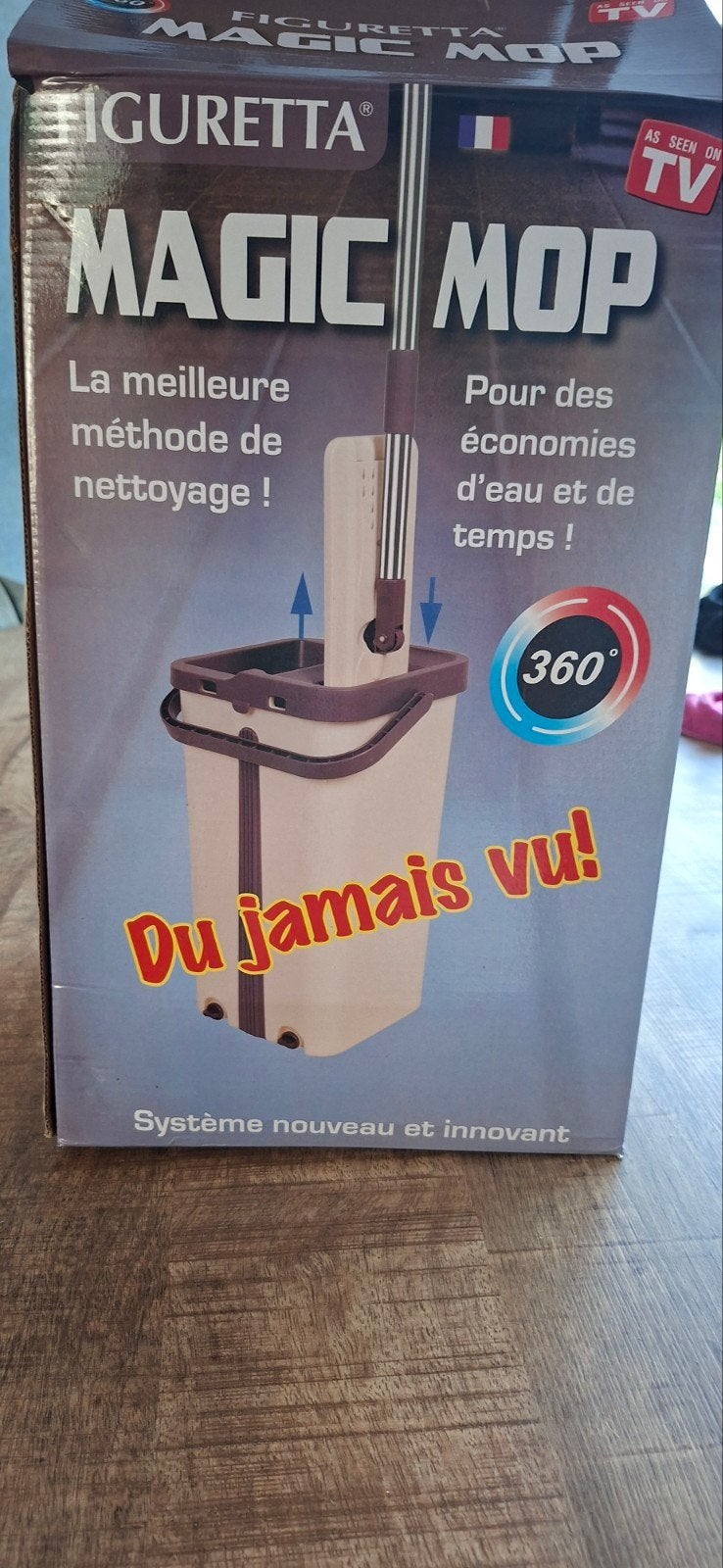 Figuratta Magic Mop - Innovatief Dweilsysteem, Ophalen of Verzenden, Dweilemmer, -bak, of -wagen