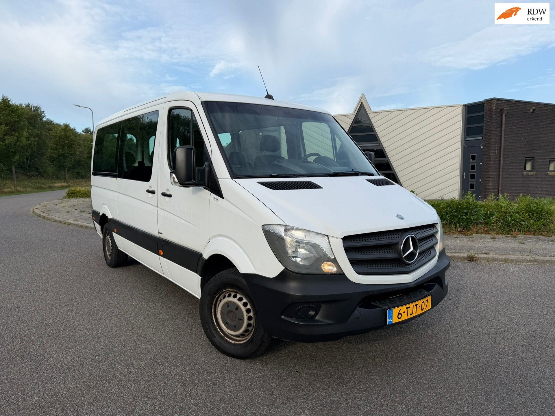 Mercedes-Benz Sprinter 316 NGT 1.8 366 | Benzine / LPG |EX B, Auto's, Automaat, Gebruikt, 1796 cc, Wit