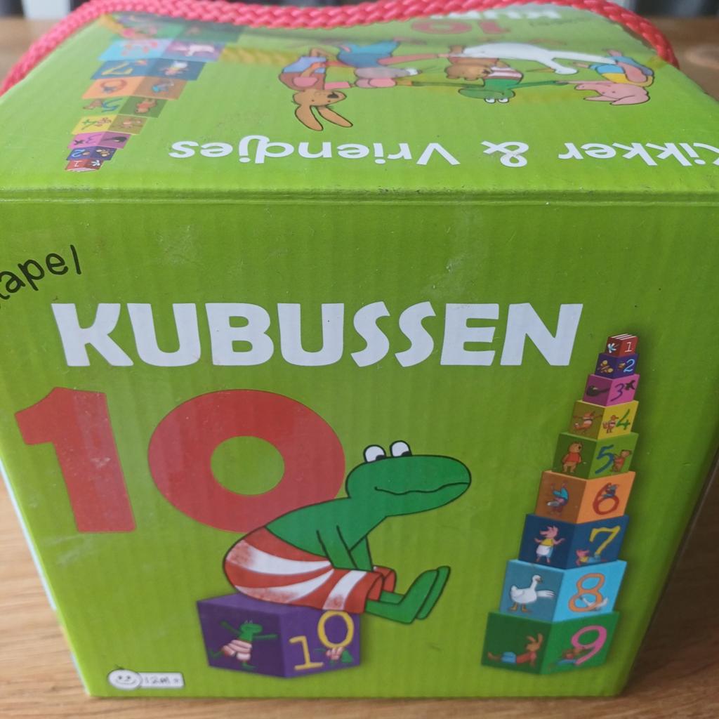 Leuke stapelkubussen met 5 zijden. Kikker  en vriendjes, Kinderen en Baby's, Ophalen of Verzenden, Overige typen
