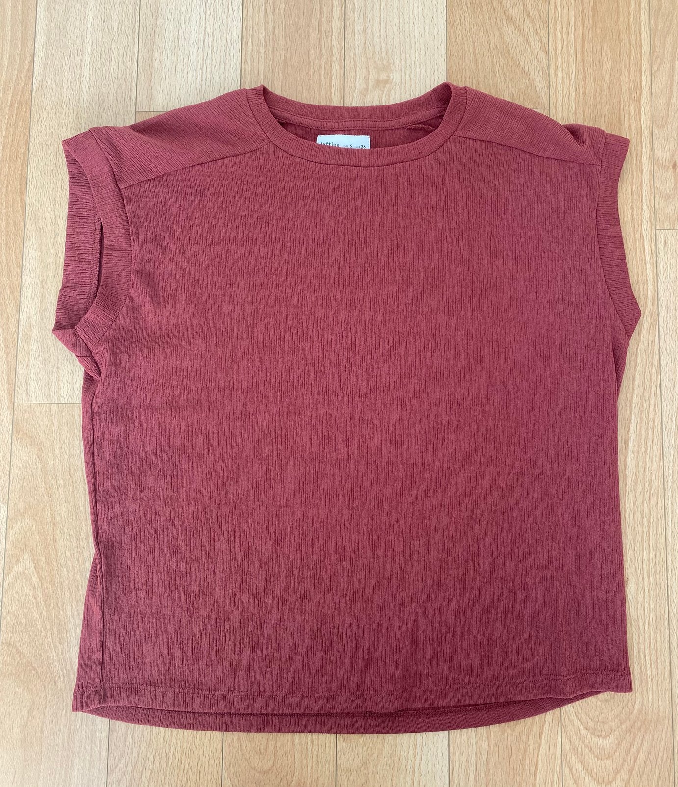 Roze rode shirt van Lefties in maat S, Ophalen of Verzenden, Zo goed als nieuw, Korte mouw, Maat 36 (S)