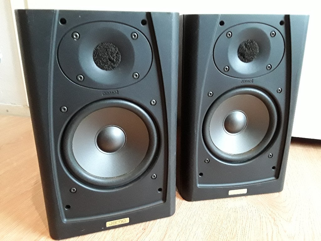 Jamo 28 Luidsprekers / Speakers, Ophalen of Verzenden, Gebruikt, 60 tot 120 watt, Jamo