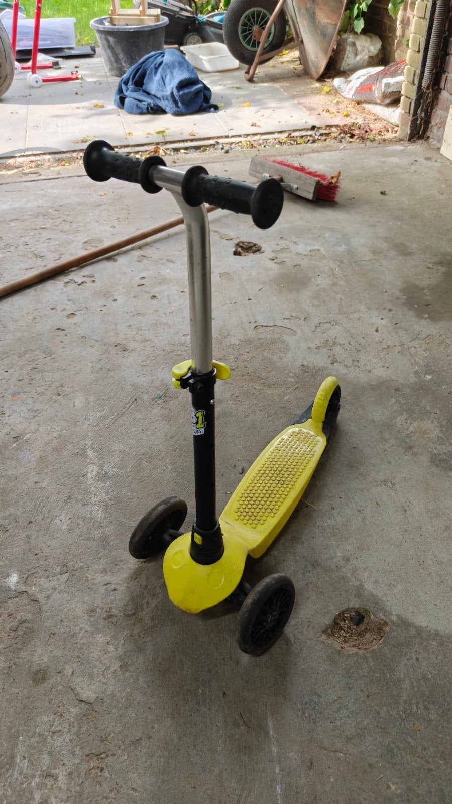 Oxelo B1 Step Decathlon - Gele Kinderstep, Ophalen of Verzenden, Gebruikt, Gewone step, Oxelo