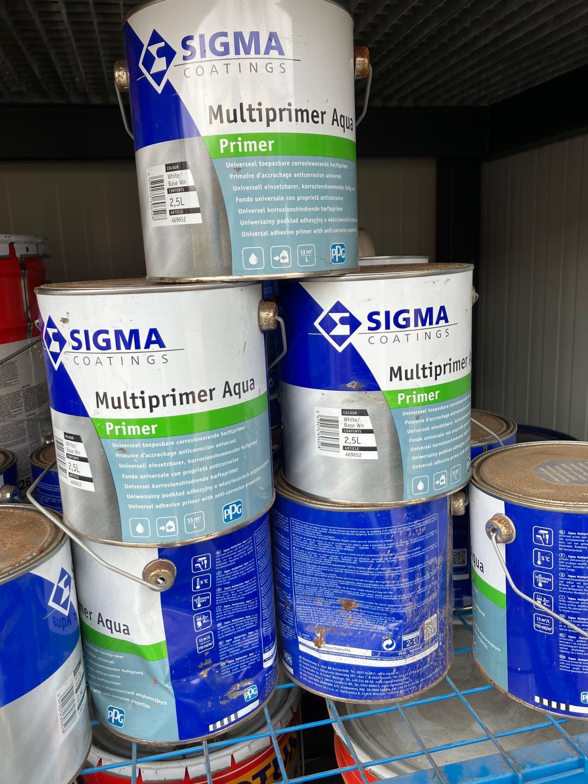 Sigma Multiprimer Aqua, Ophalen, Wit, Nieuw, Verf