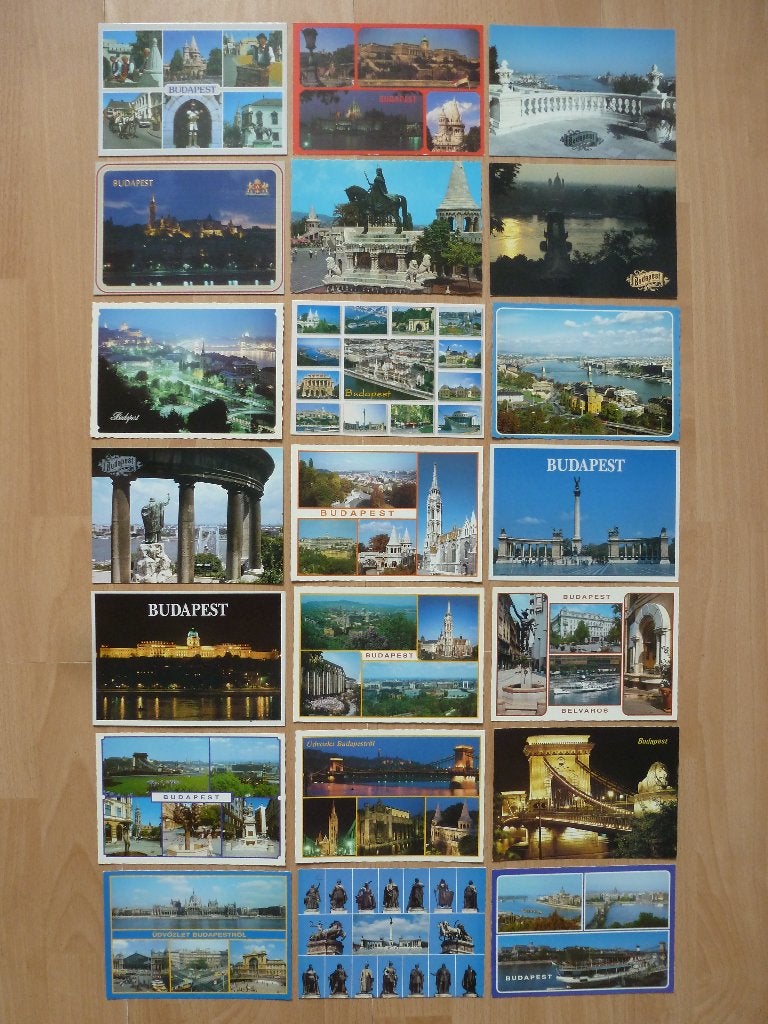 Ansichtkaart ansicht kaart Hongarije Budapest Boedapest 41x, Verzamelen, Ansichtkaarten | Buitenland, Ophalen of Verzenden, 1980 tot heden