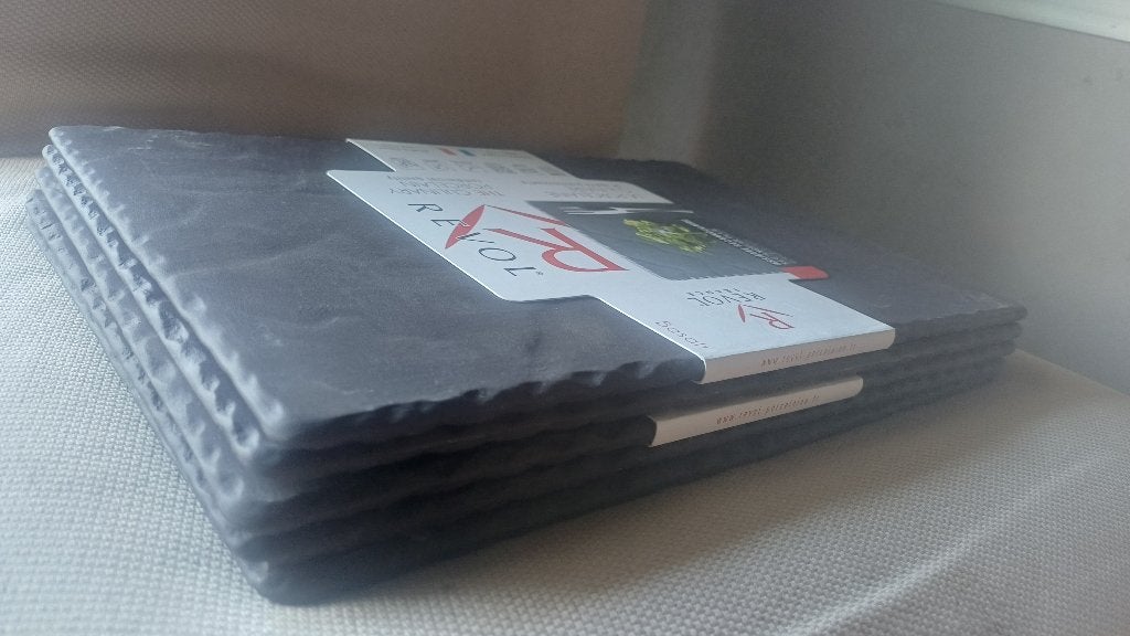 Borden van leisteen 13 stuks helemaal nieuw, Revol France, Overige materialen, Overige merken, Overige typen, Nieuw