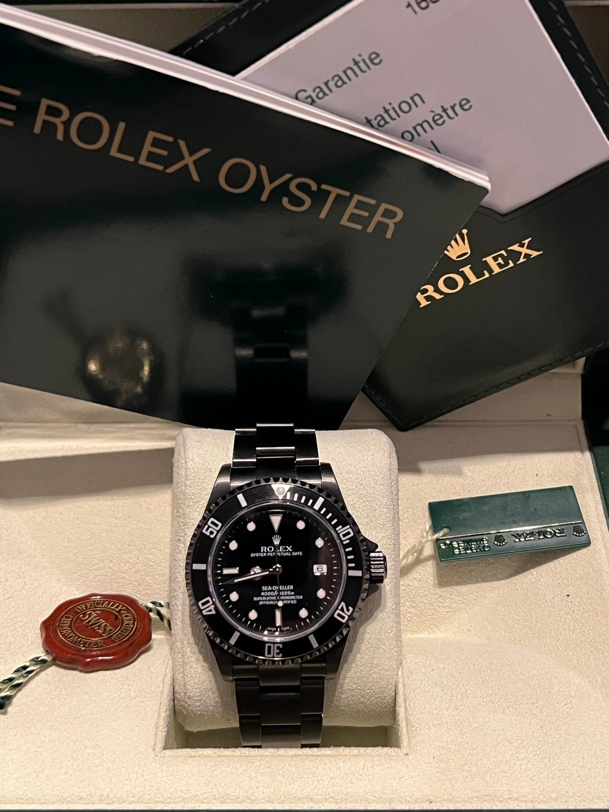 Rolex Sea-Dweller 40mm 16600 01-2008 Pre owned, Ophalen, Staal, Polshorloge, Zo goed als nieuw