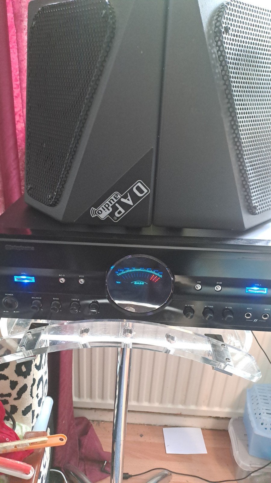 Skytronic AV/Surround Versterker Model: 103.166, Minder dan 60 watt, Ophalen, Overige merken, Gebruikt