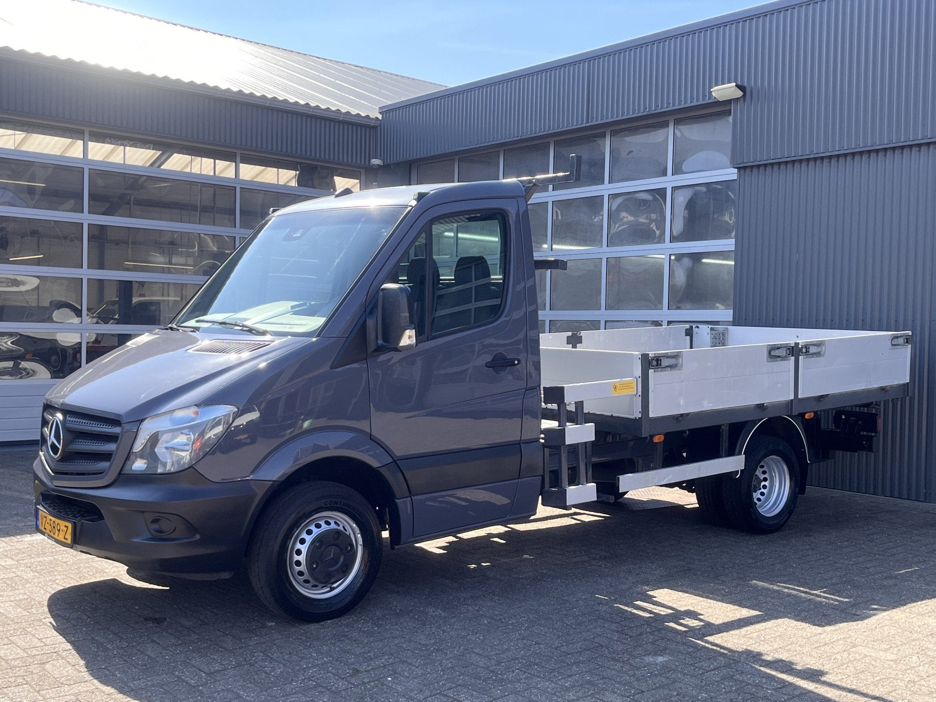 Mercedes-Benz Sprinter 513 2.2 366 Pick-up Open laadbak Airc, Auto's, 13 km/l, Gebruikt, 4 cilinders, Leder en Stof