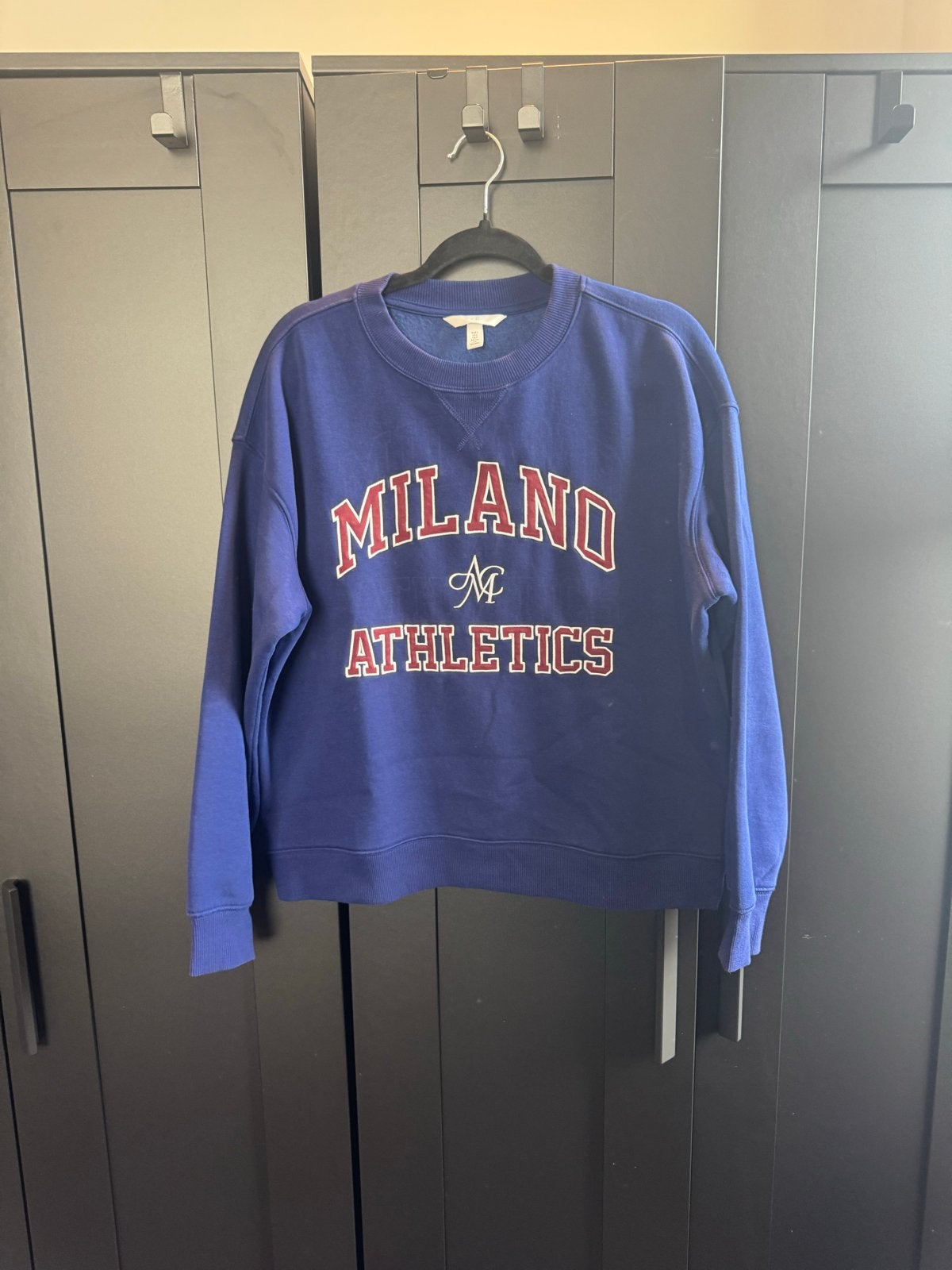 H&M Milano Athletics sweater maat S, Ophalen of Verzenden, Zo goed als nieuw, Maat 36 (S), Blauw