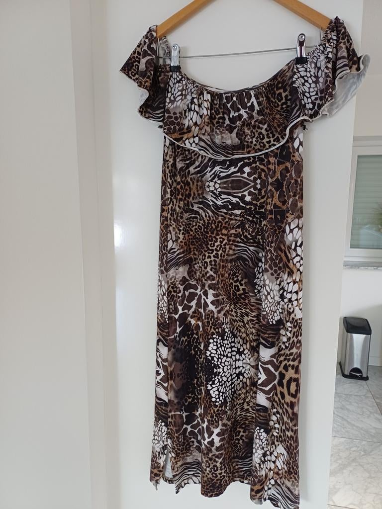 Crème de la crème jurk maat S, Kleding | Dames, Jurken, Beige, Ophalen of Verzenden, Zo goed als nieuw, Maat 36 (S)