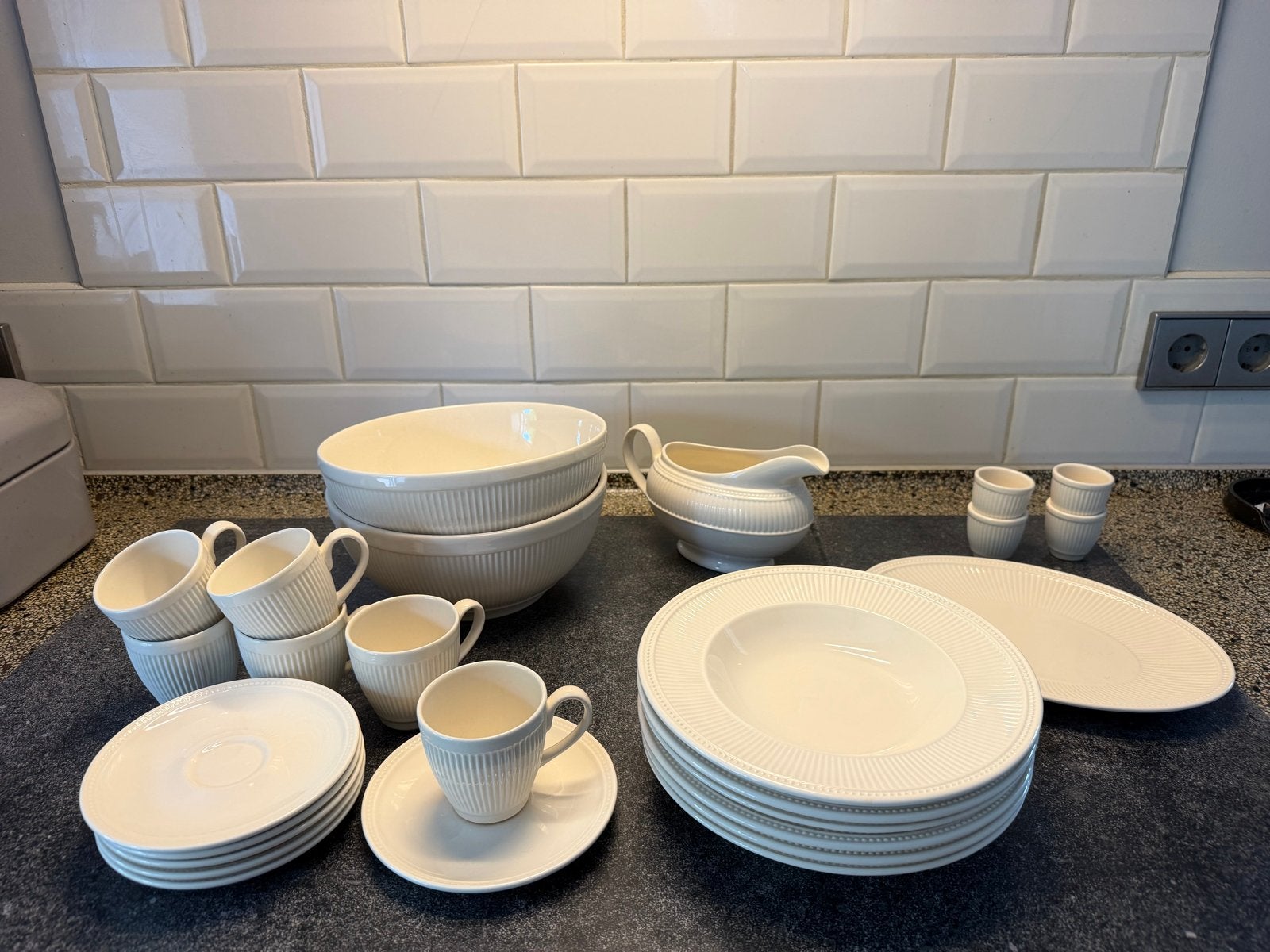 Wedgwood Windsor servies - Zo goed als nieuw, Ophalen, Klassiek, Zo goed als nieuw, Wedgwood