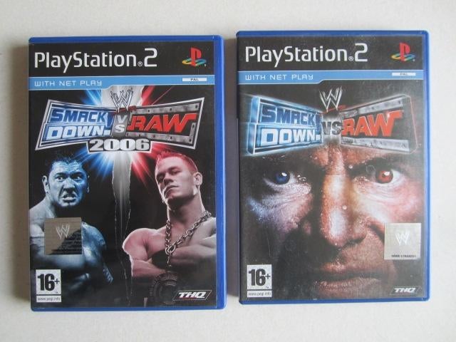 WWE Smackdown vs Raw (wwf) PS2 Playstation 2 [wrestling], Ophalen of Verzenden, Zo goed als nieuw, Vechten, Vanaf 16 jaar